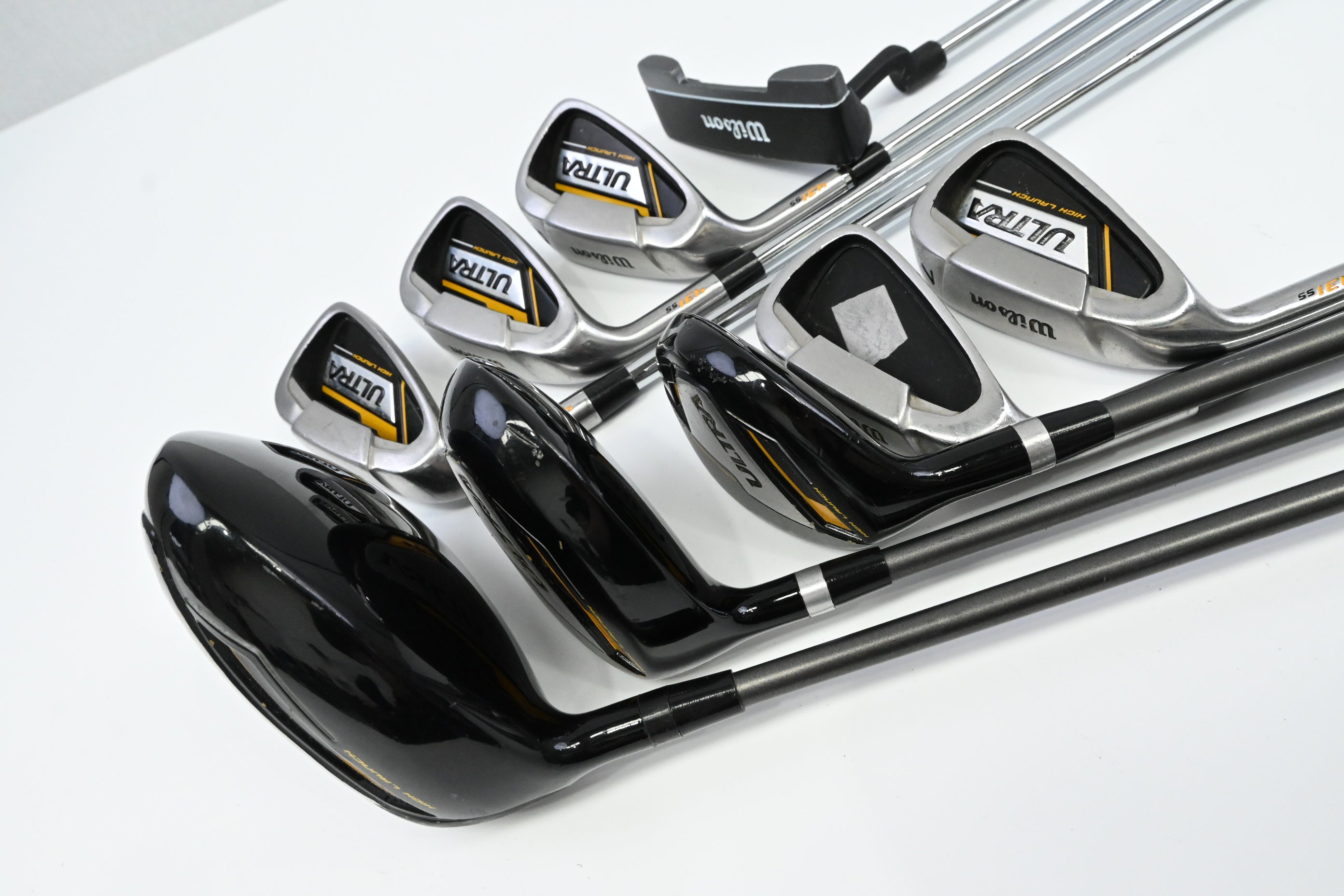 Left Hand Wilson Ultra HL Package Set / Woods, Hybrid, Irons, Putter, Bag