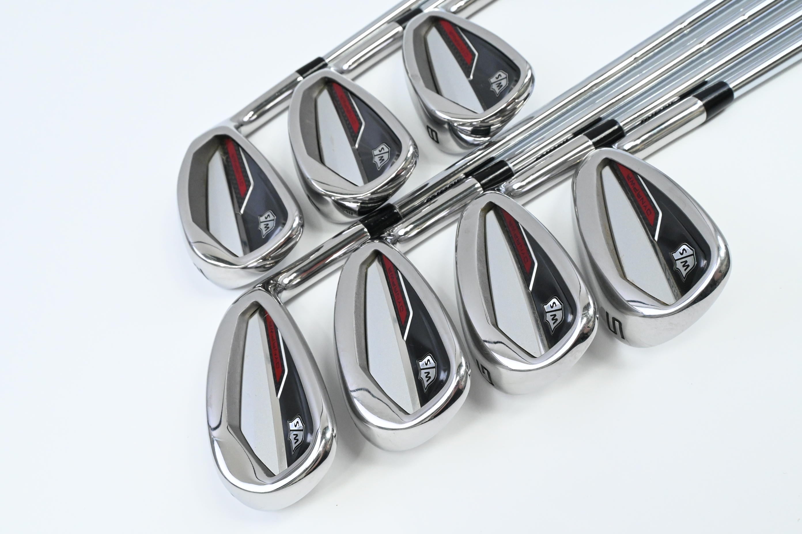 Wilson Dynapower 2023 Irons / 6-PW+GW+SW / Stiff Flex KBS Tour Lite Shafts