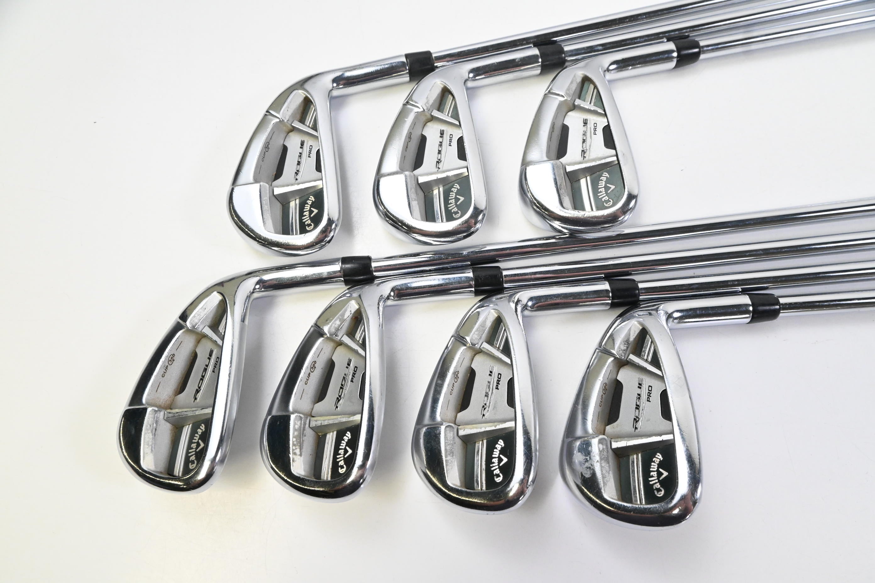 Callaway Rogue Pro Irons / 4-PW / Stiff Flex XP 105 ST 15 S300 Shafts