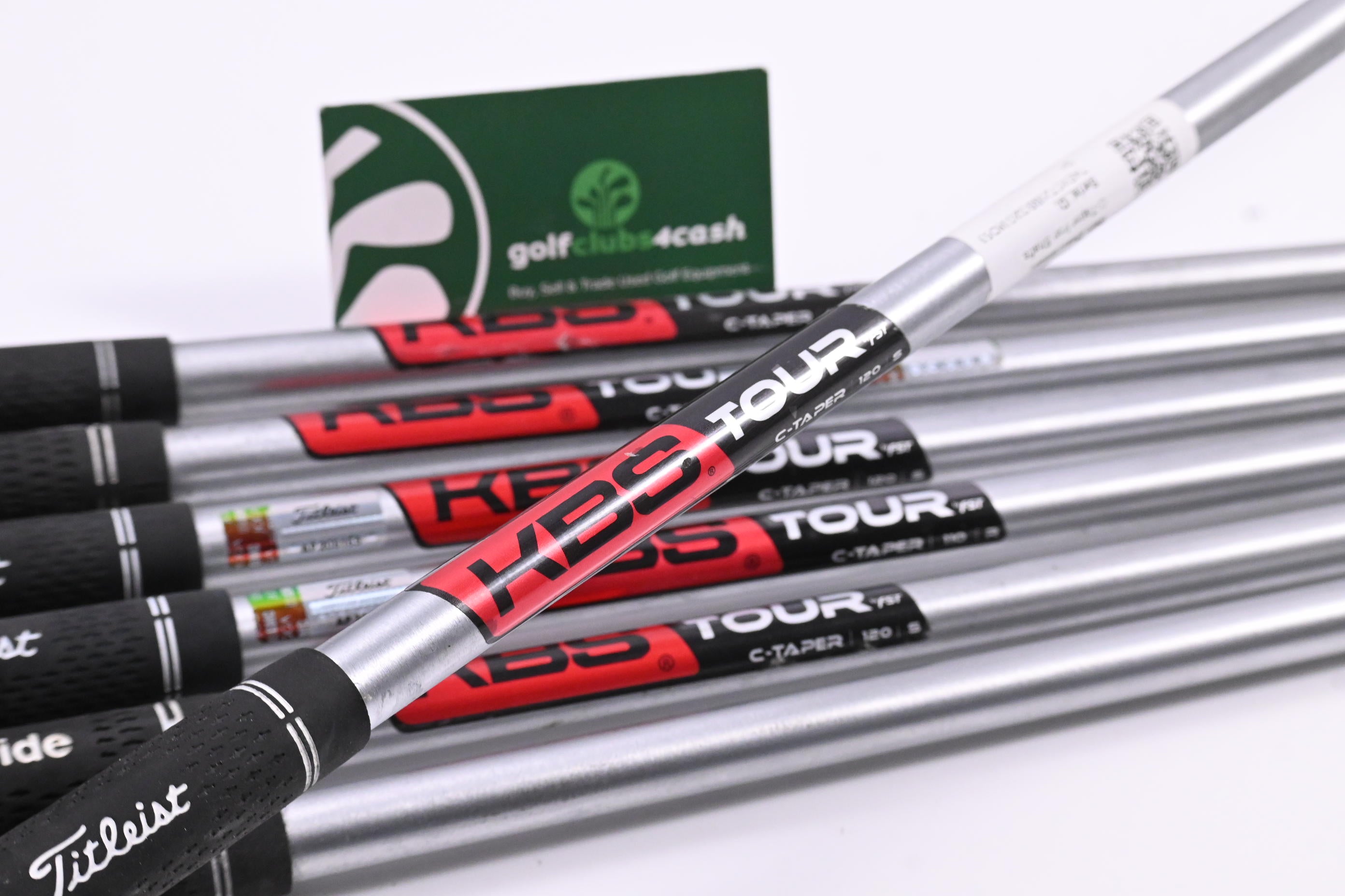 KBS TOUR C-TAPER 115R アイアン　シャフト Bundle Set of 8x KBS Tour C-Taper Shafts – Grips4Less