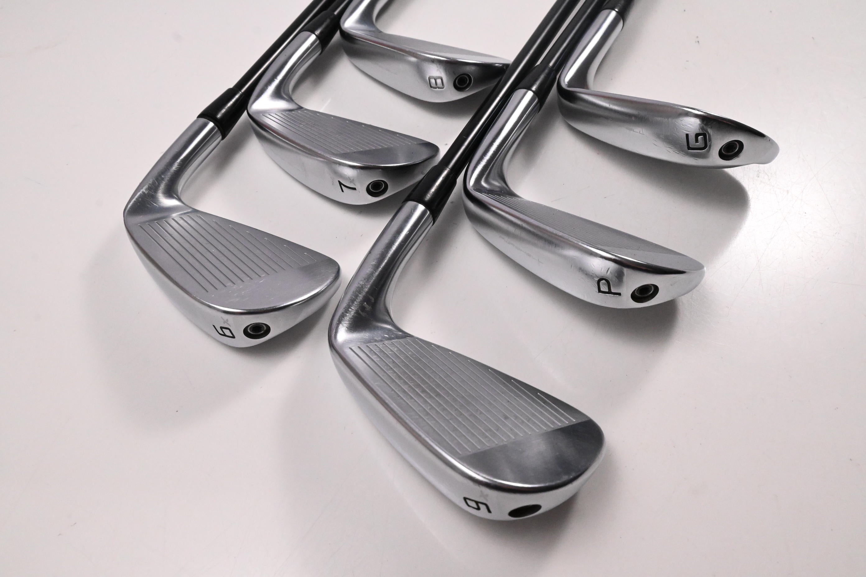 Left Hand Cobra Forged Tec X Irons / 6-PW+GW / Senior Flex KBS PGI 65 Shafts