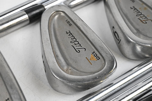 Titleist DCI 981 Irons / 3-PW+SW / Regular Flex T Spec Shafts