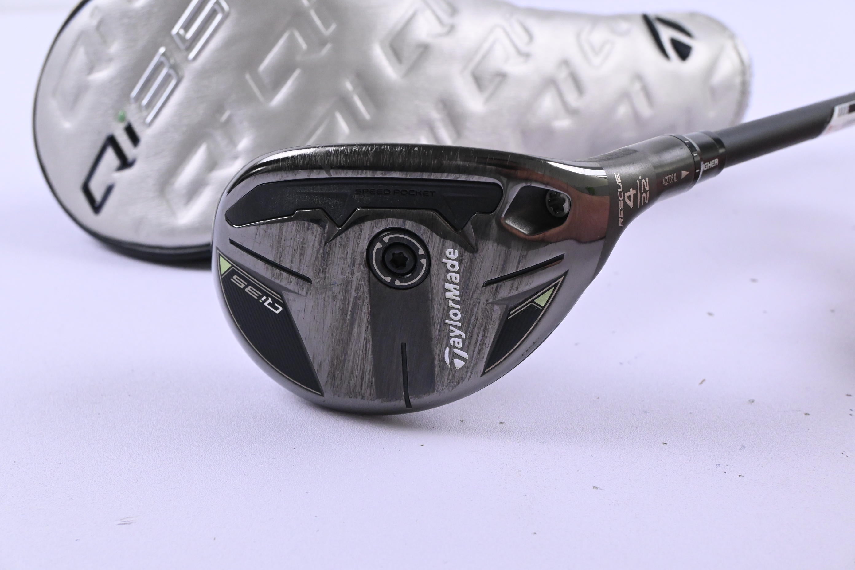 Taylormade Qi35 #4 Hybrid / 22 Degree / Regular Flex Ventus Blue 6 Shaft