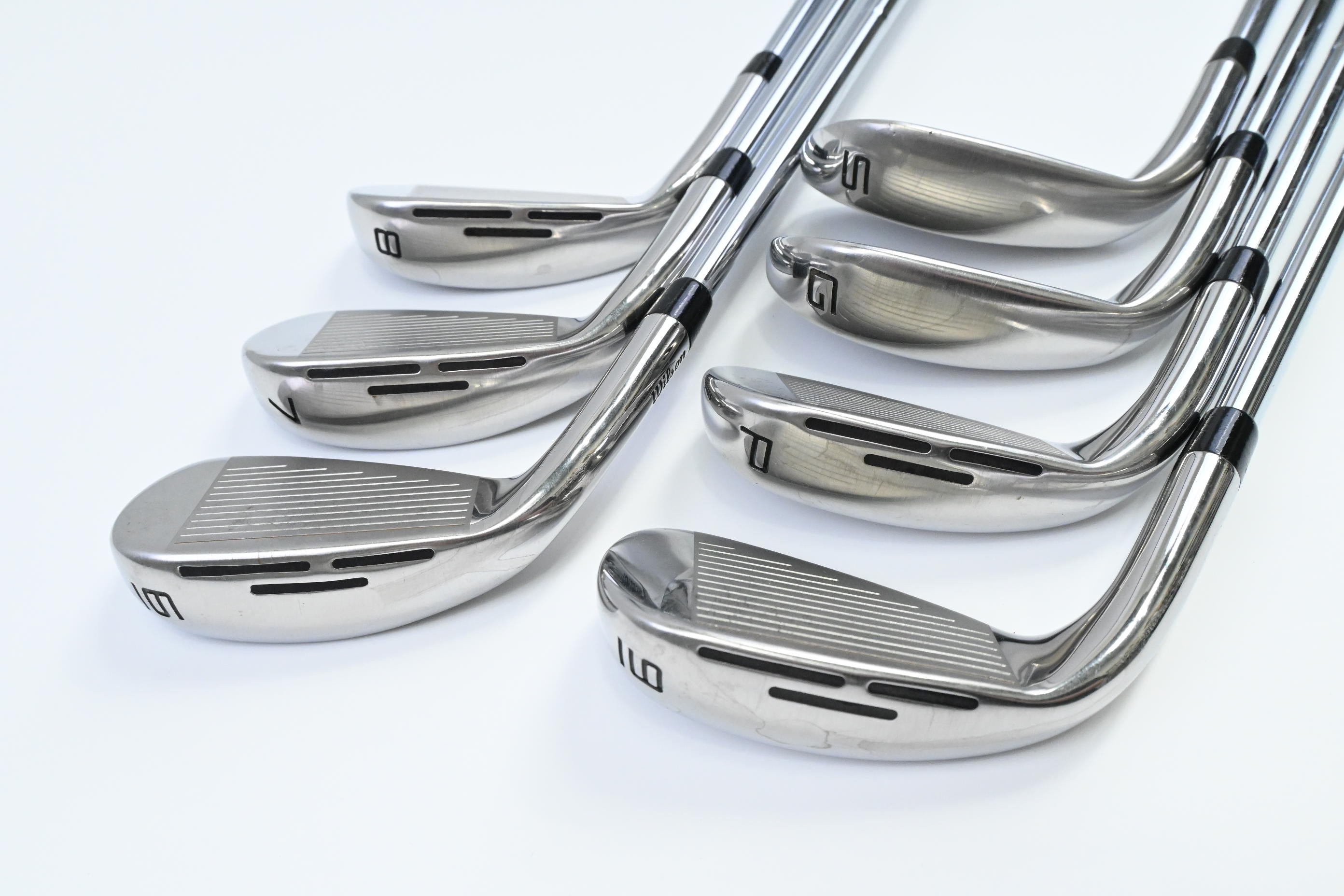 Wilson Dynapower 2023 Irons / 6-PW+GW+SW / Stiff Flex KBS Tour Lite Shafts