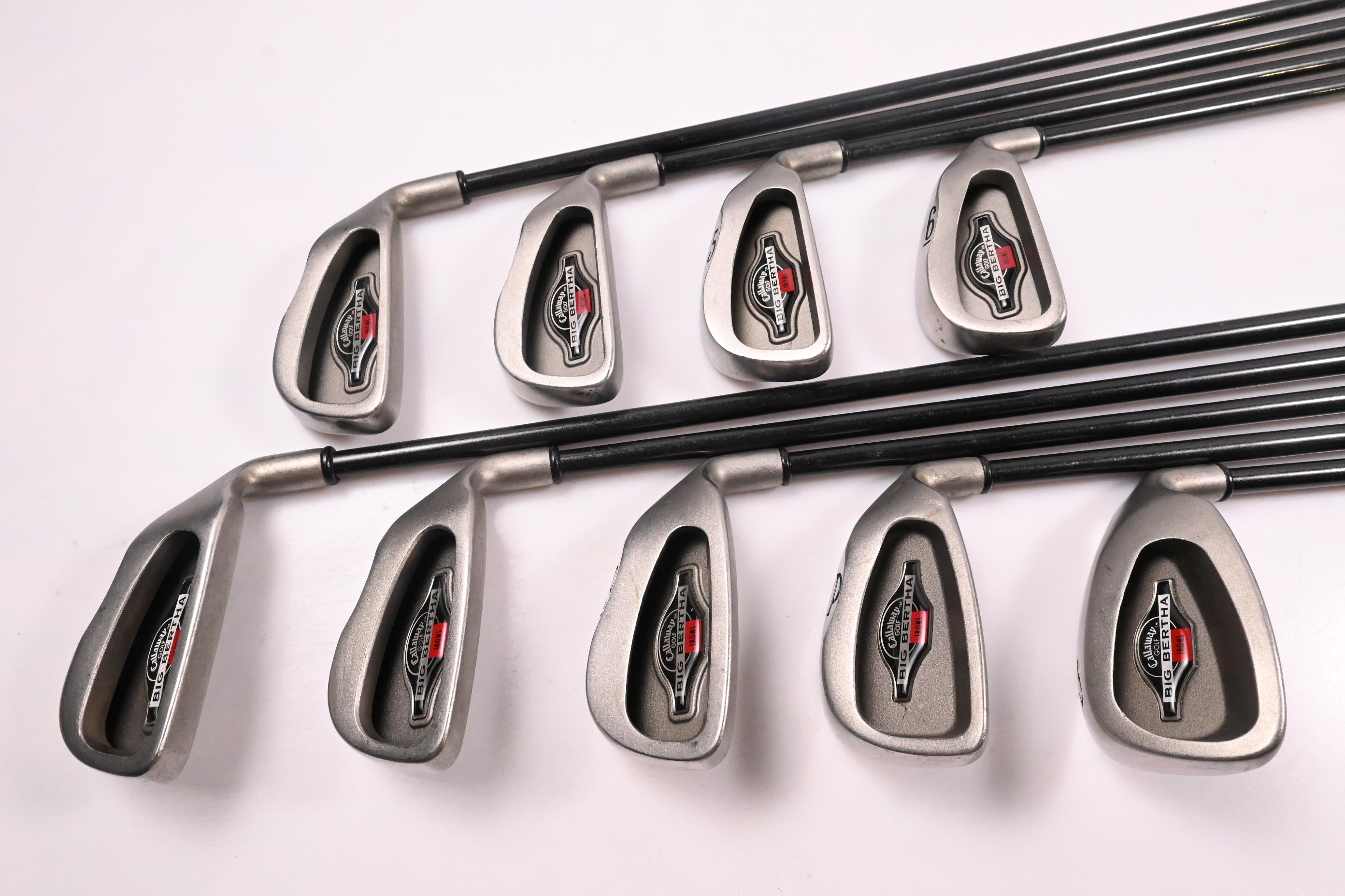 Callaway Big Bertha 1996 Irons / 3-PW+SW / Regular Flex Callaway RCH 96 Shafts