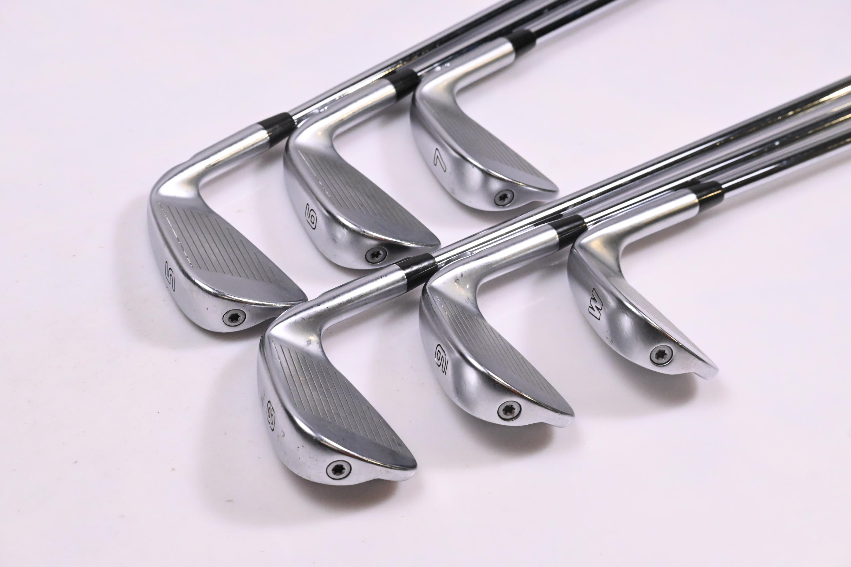 Left Hand Ping i500 Irons / 5-PW / Black Dot / Regular Flex Project X LZ 115 Shafts