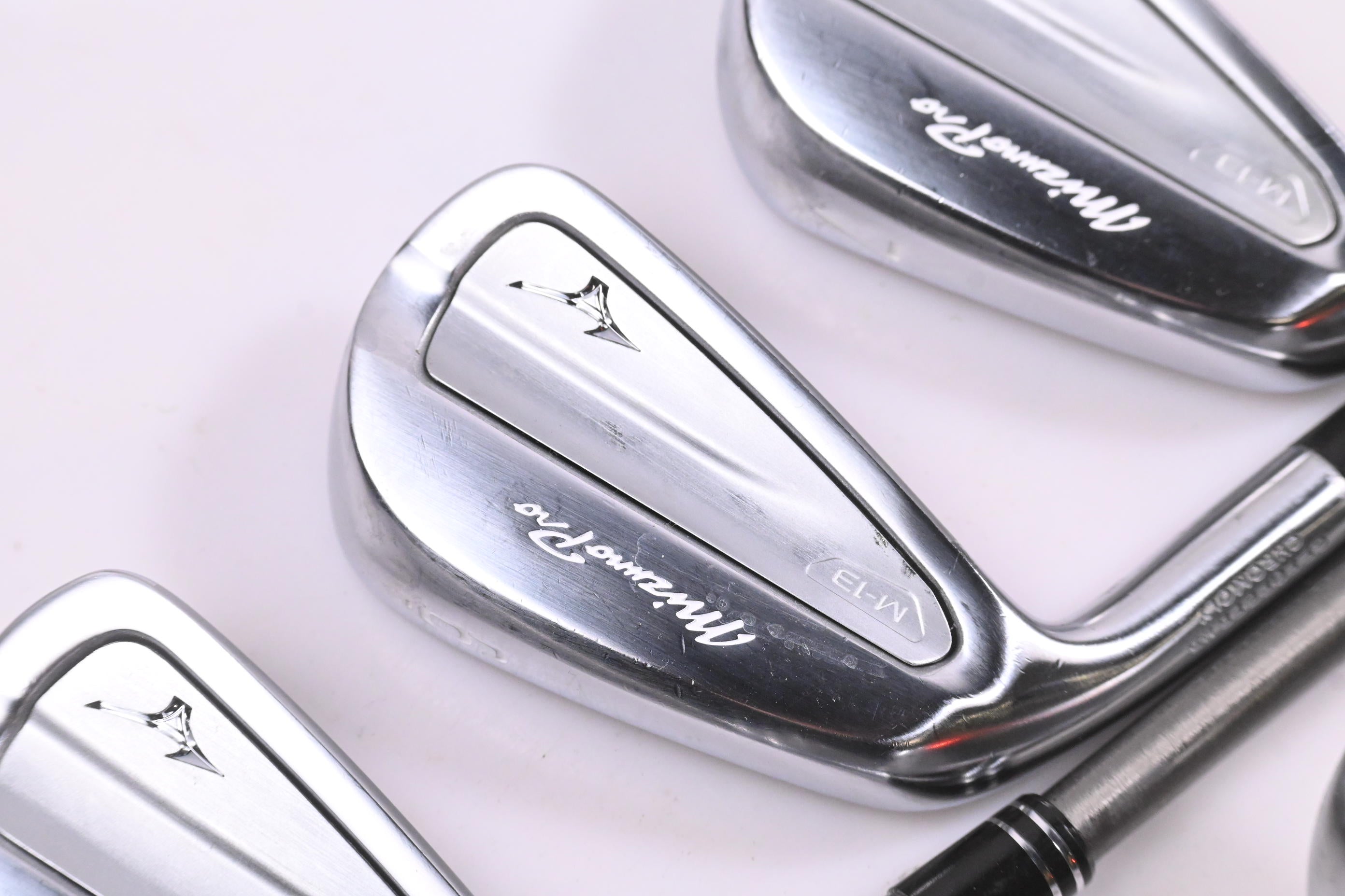 Left Hand Mizuno Pro M-13 Irons / 5-PW+GW / Regular Flex SteelFiber i80cw Shafts