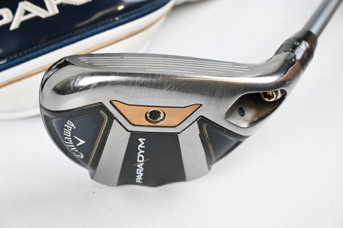 Callaway Paradym #4 Hybrid / 21 Degree / Regular Flex HZRDUS Silver 65 Shaft