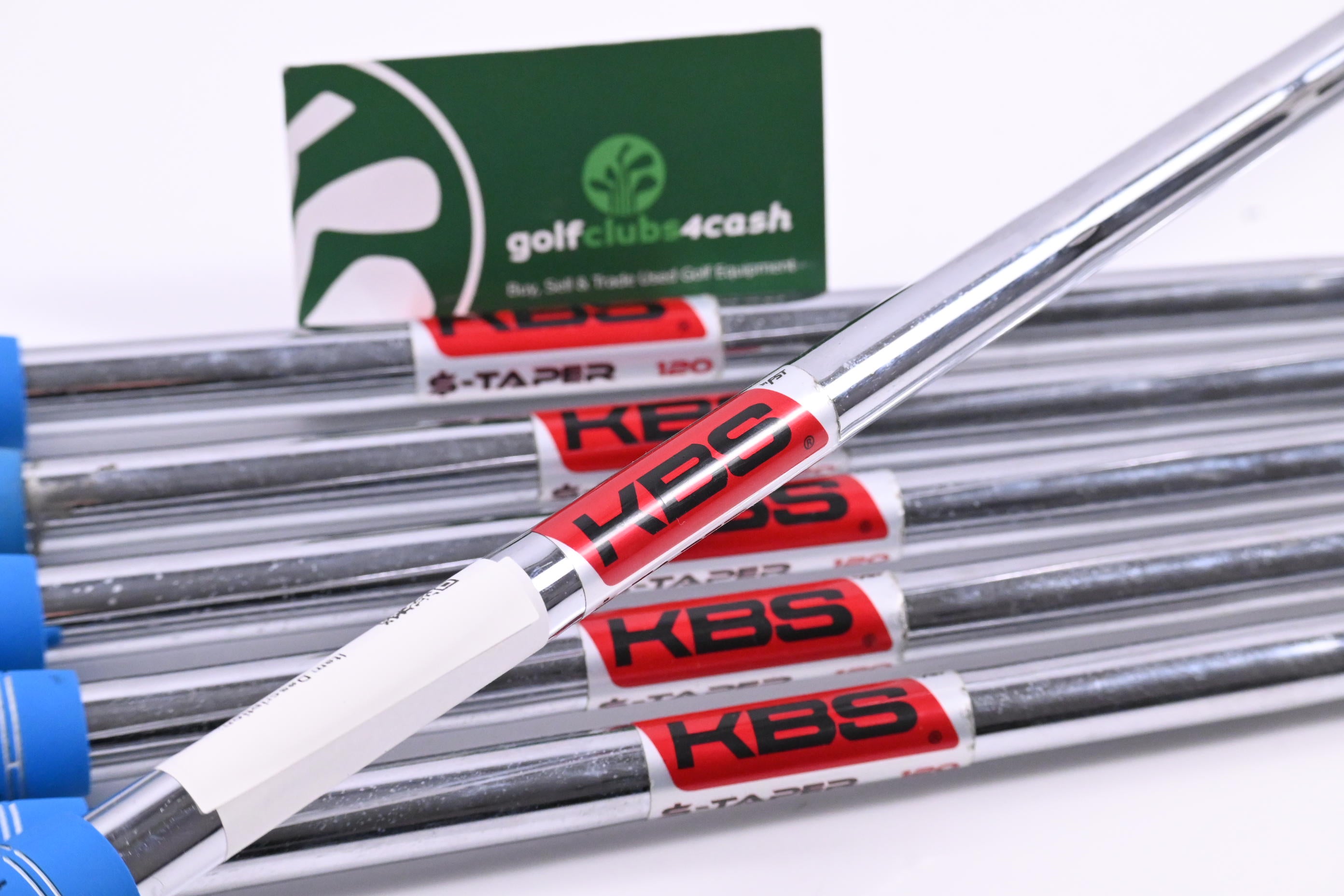 KBS $-Taper 120 Iron Shafts / Stiff Flex / Set of 6 / .355" Tip