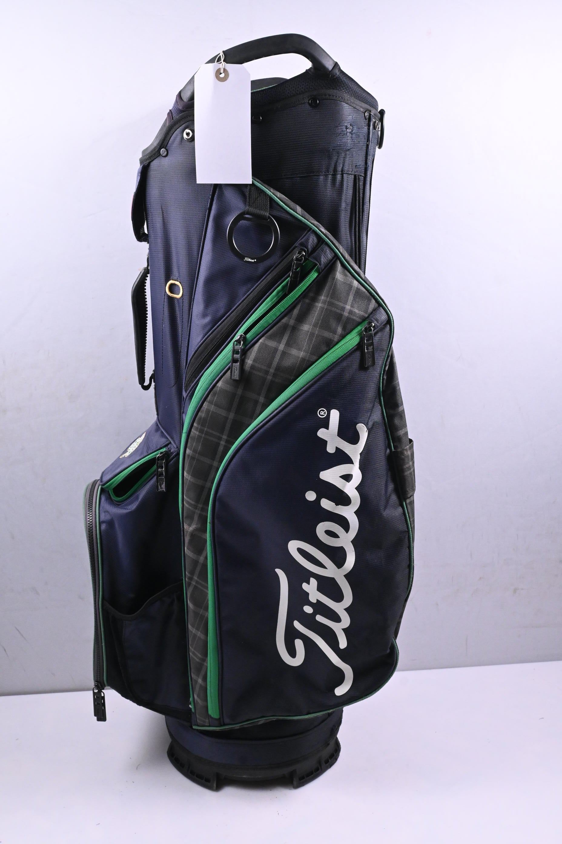 Titleist Shamrock Cart 14 Cart Bag / 14-Way Divider / Navy, Green