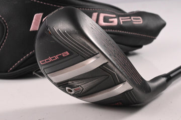 Ladies Cobra King F9 #4 Hybrid / 22 Degree / Ladies Flex Fujikura Atmos 60
