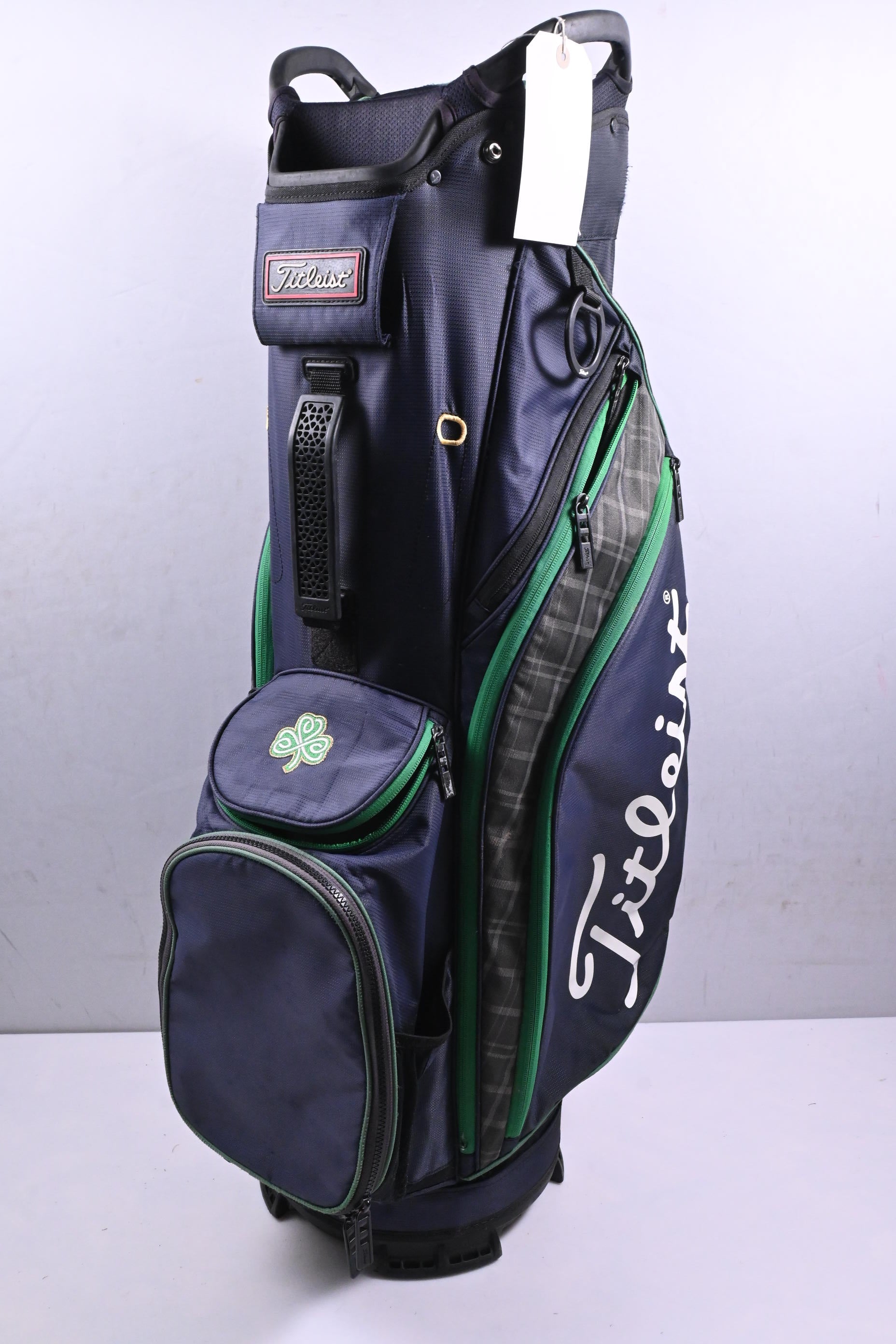 Titleist Shamrock Cart 14 Cart Bag / 14-Way Divider / Navy, Green
