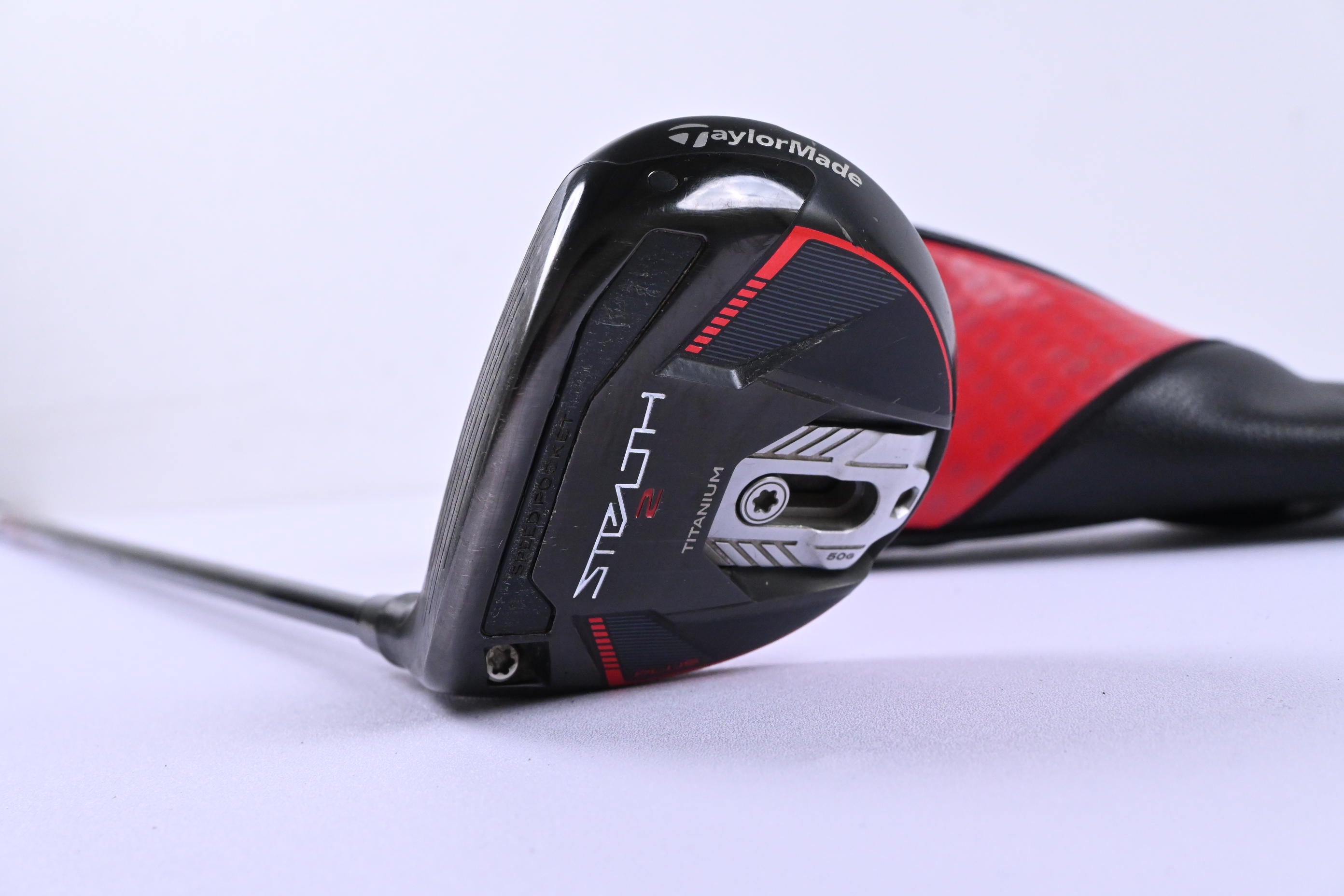 Left Hand Taylormade Stealth 2 Plus #5 Wood / 18 Degree / Stiff Flex Red 75