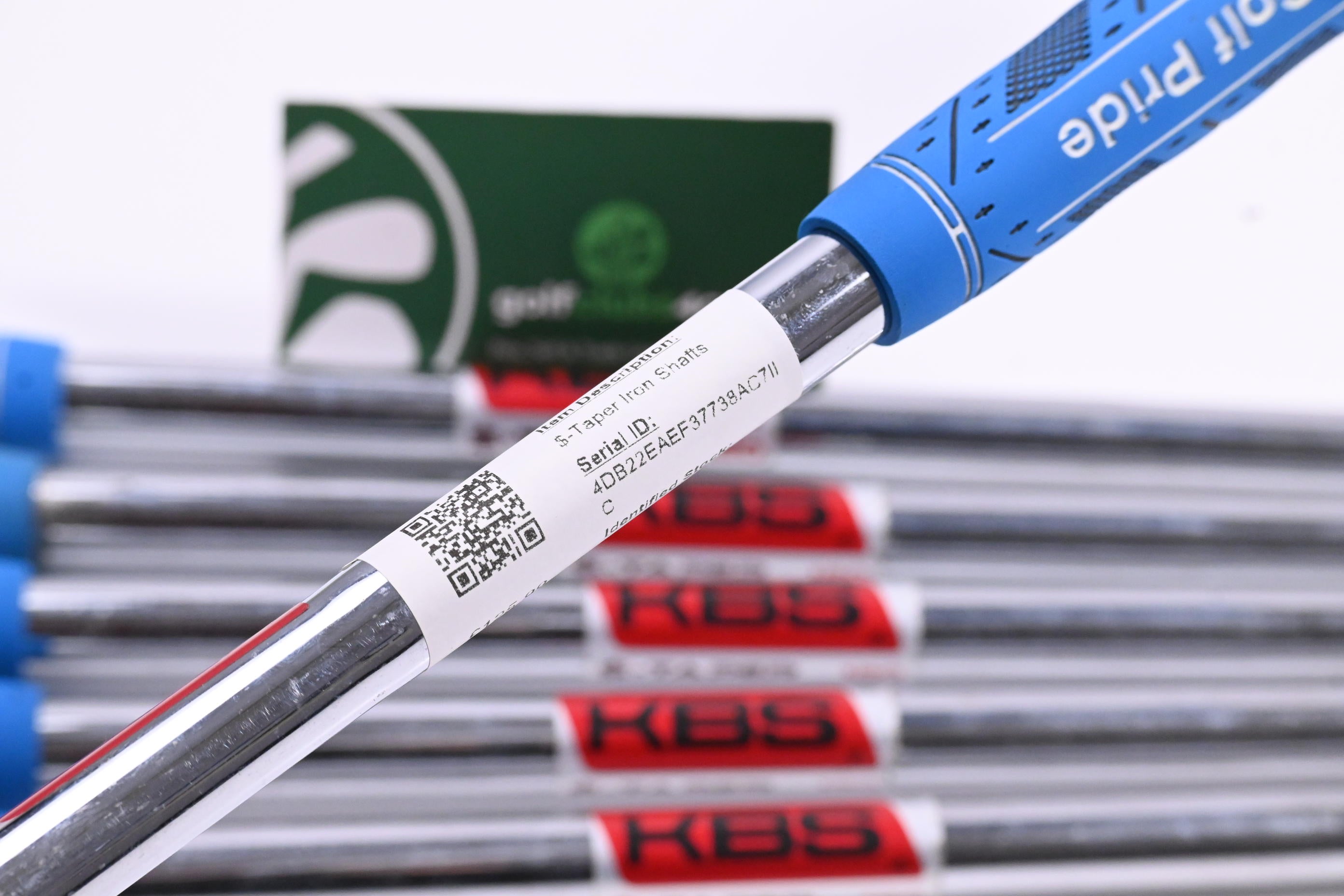 KBS $-Taper 120 Iron Shafts / Stiff Flex / Set of 6 / .355" Tip