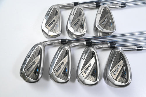 TaylorMade SIM2 Max Irons / 5-PW+SW / Regular Flex KBS MAX MT 85 Shafts