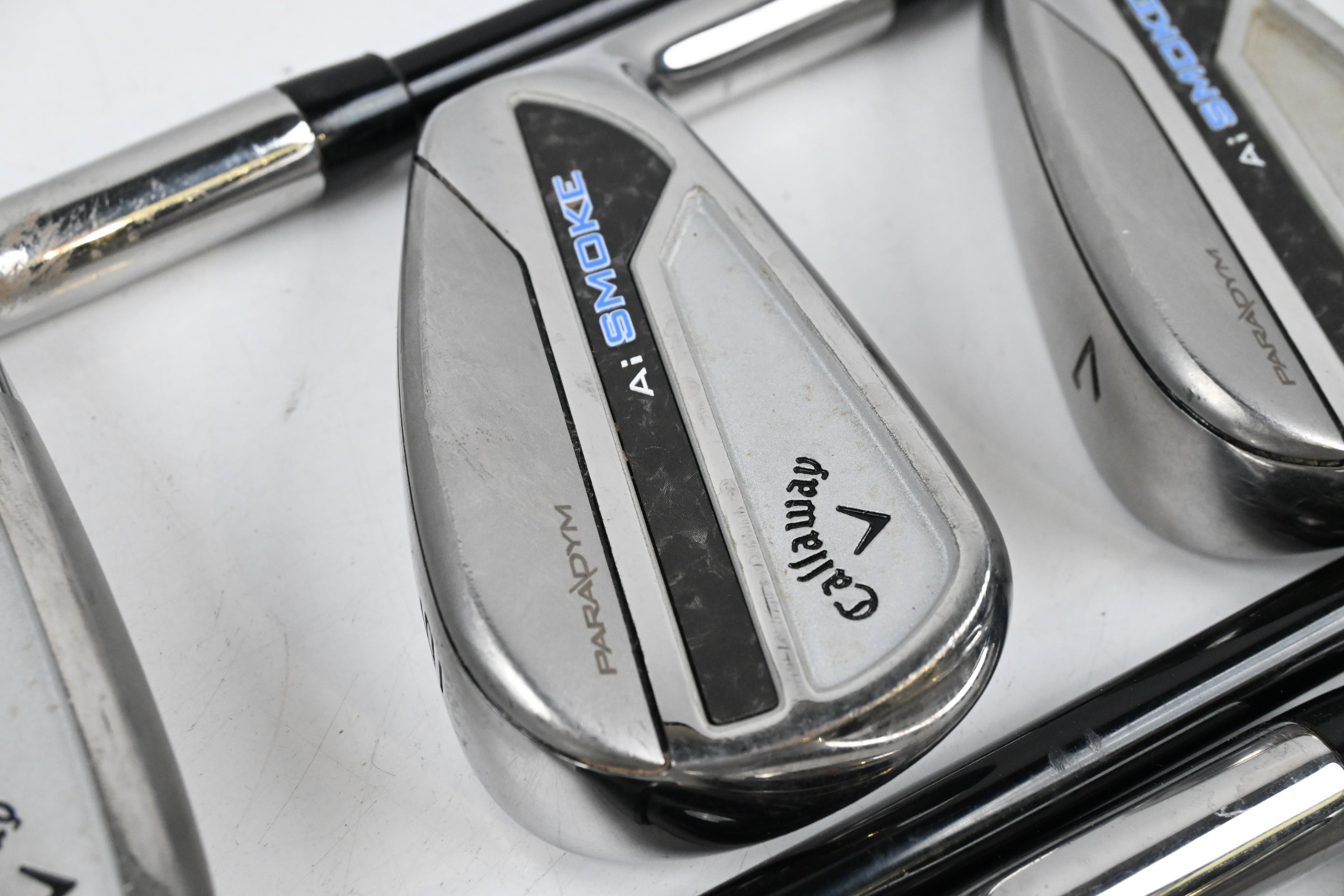 Callaway Paradym Ai Smoke Irons / 5-PW / Regular Flex Vista Pro 70 Shafts