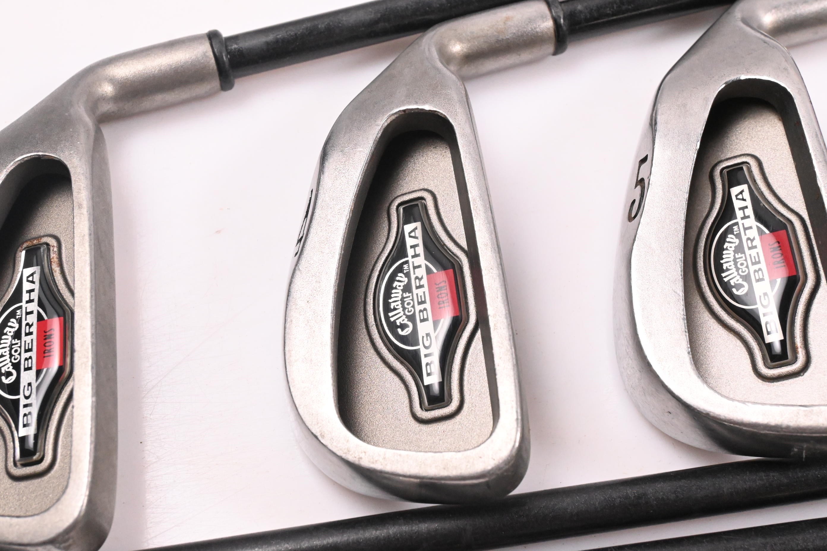 Callaway Big Bertha 1996 Irons / 3-PW+SW / Regular Flex Callaway RCH 96 Shafts