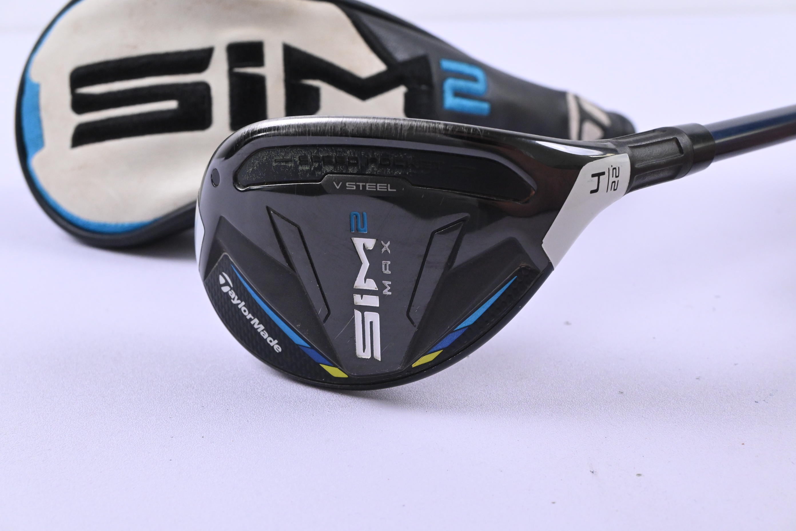 Taylormade SIM2 Max #4 Hybrid / 22 Degree / Regular Flex Ventus Blue 6 Shaft