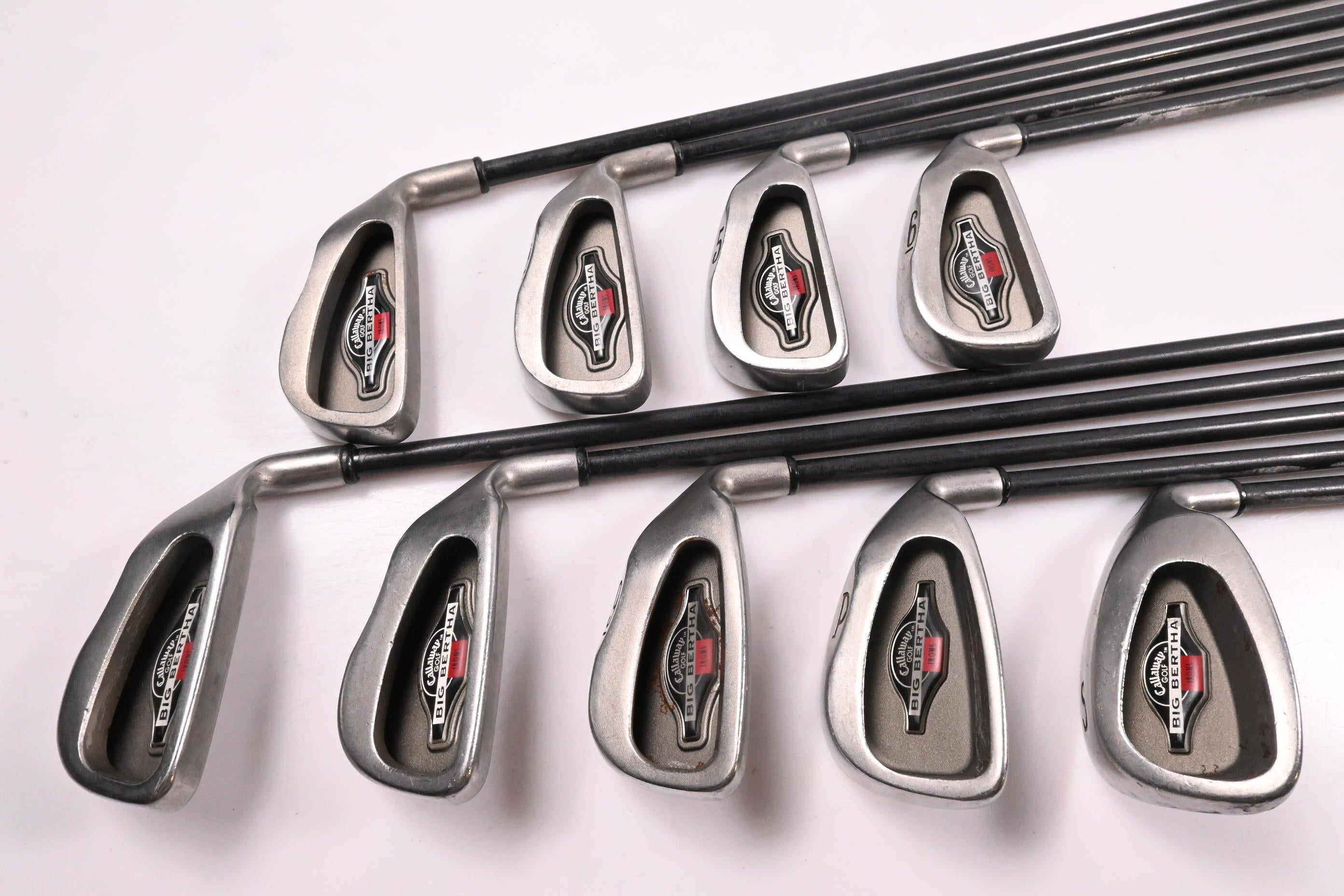 Callaway Big Bertha 1996 Irons / 3-PW+SW / Regular Flex Callaway RCH 96 Shafts