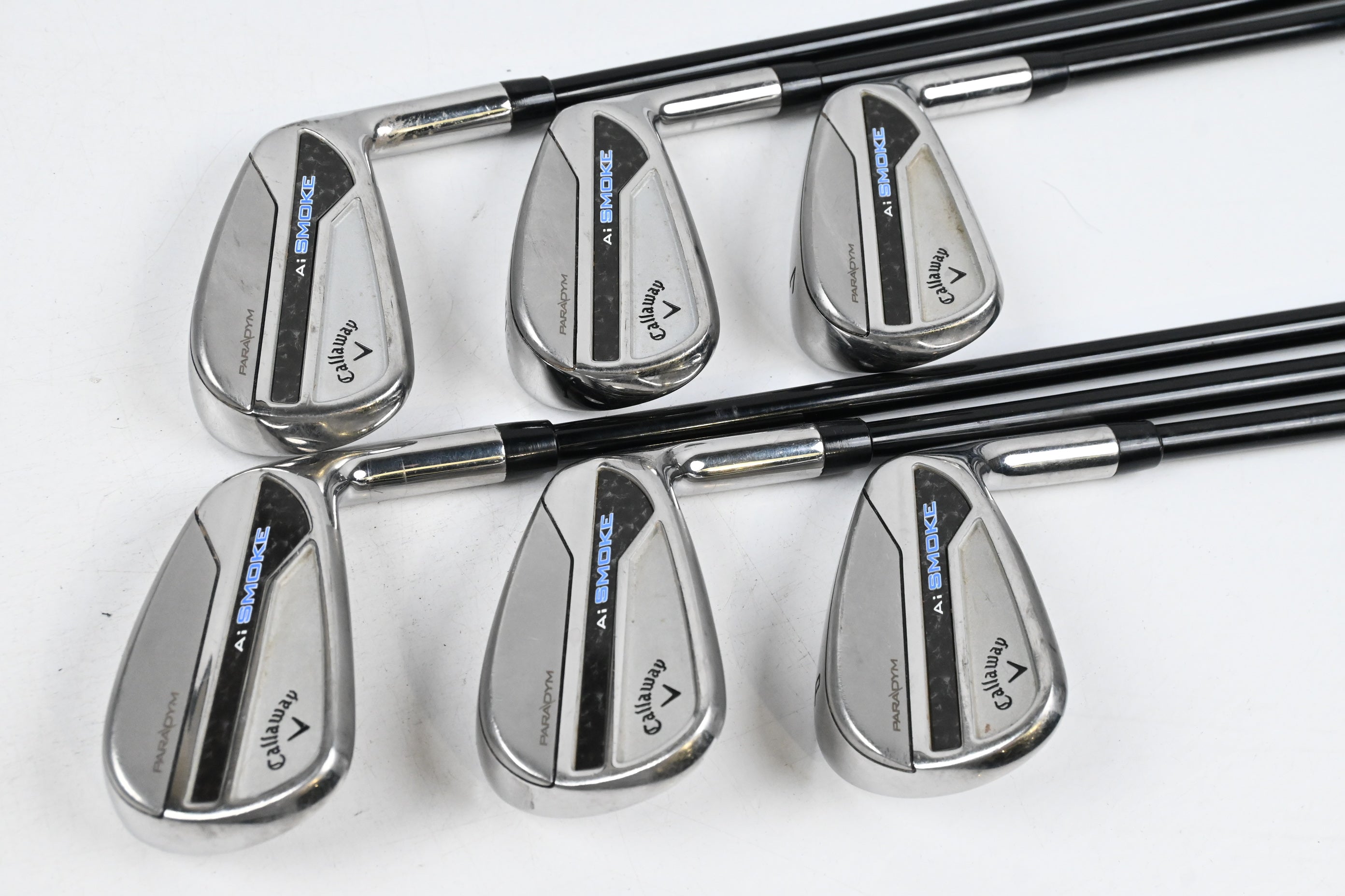 Callaway Paradym Ai Smoke Irons / 5-PW / Regular Flex Vista Pro 70 Shafts