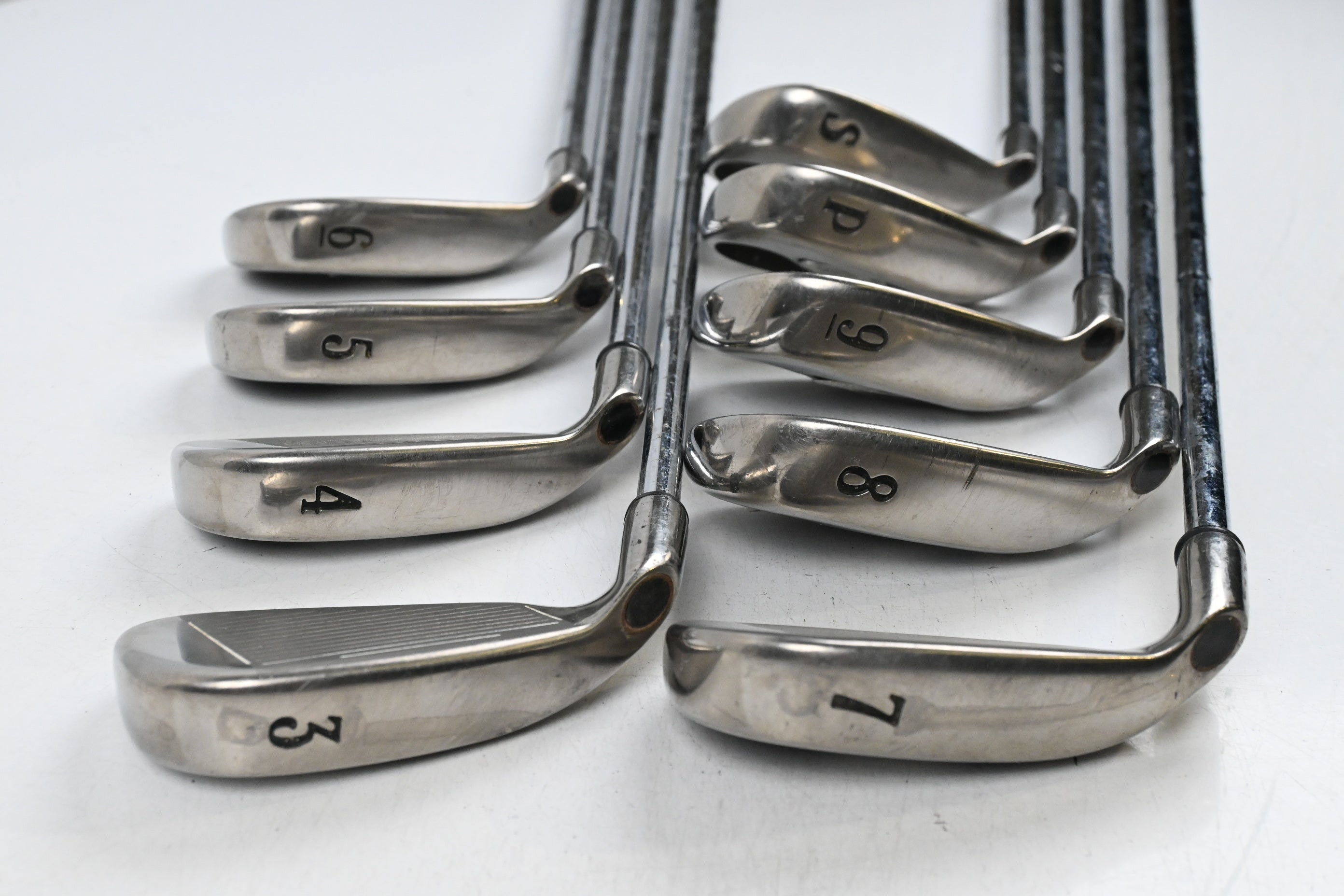 Callaway Hawk Eye Tungsten Titanium Irons / 3-PW+SW / Regular Flex Steel Shafts