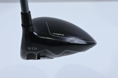 TaylorMade RBZ Black Driver / 10.5 Degree / Regular Flex Ozik MFS White Tie X4