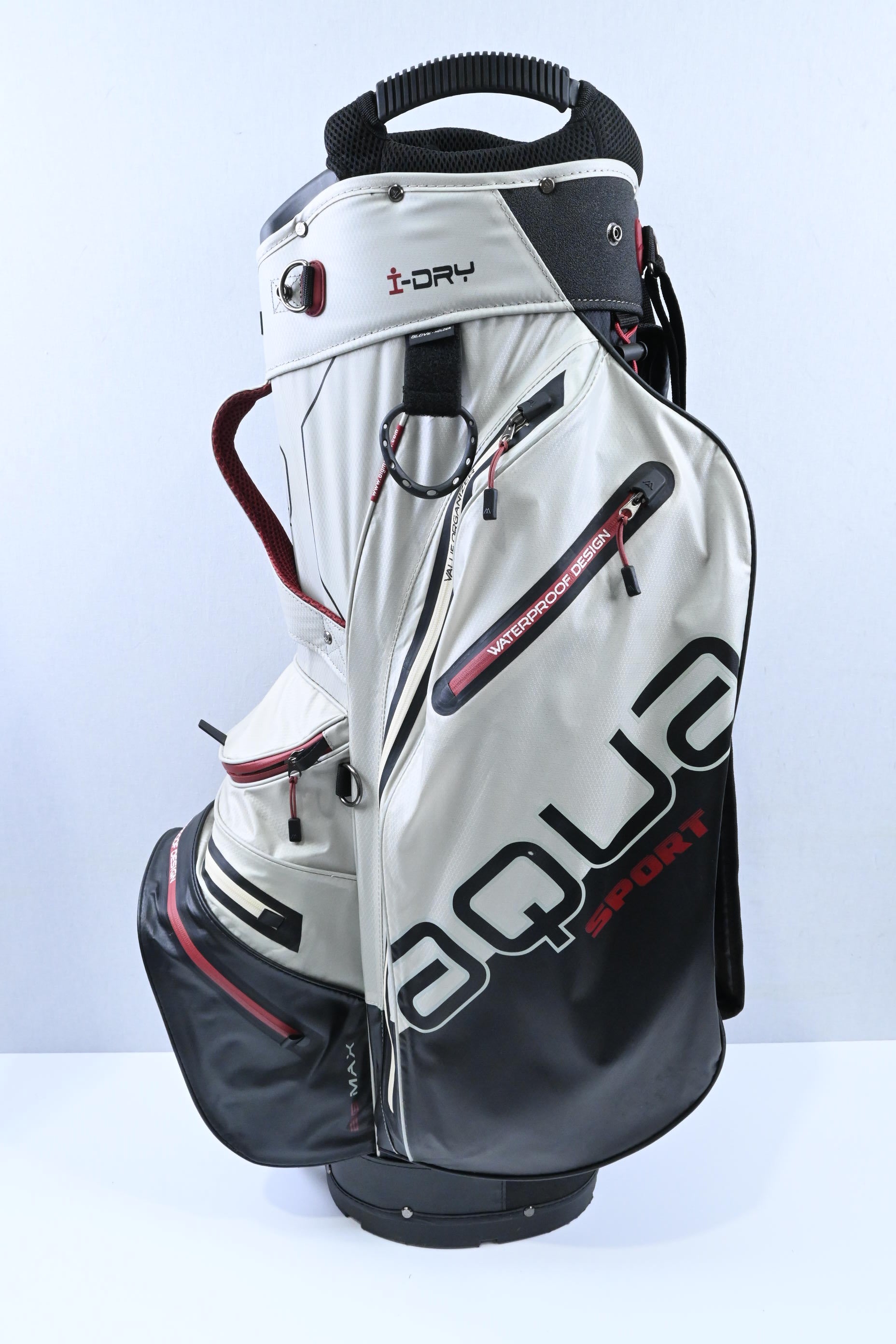 Big Max Aqua Sport Cart Bag / 15-Way / White, Black, Red