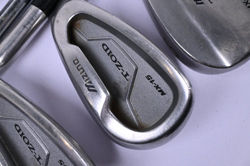 Mizuno MX-15 Irons / 4-PW+SW / Stiff Flex True Temper Release Shafts