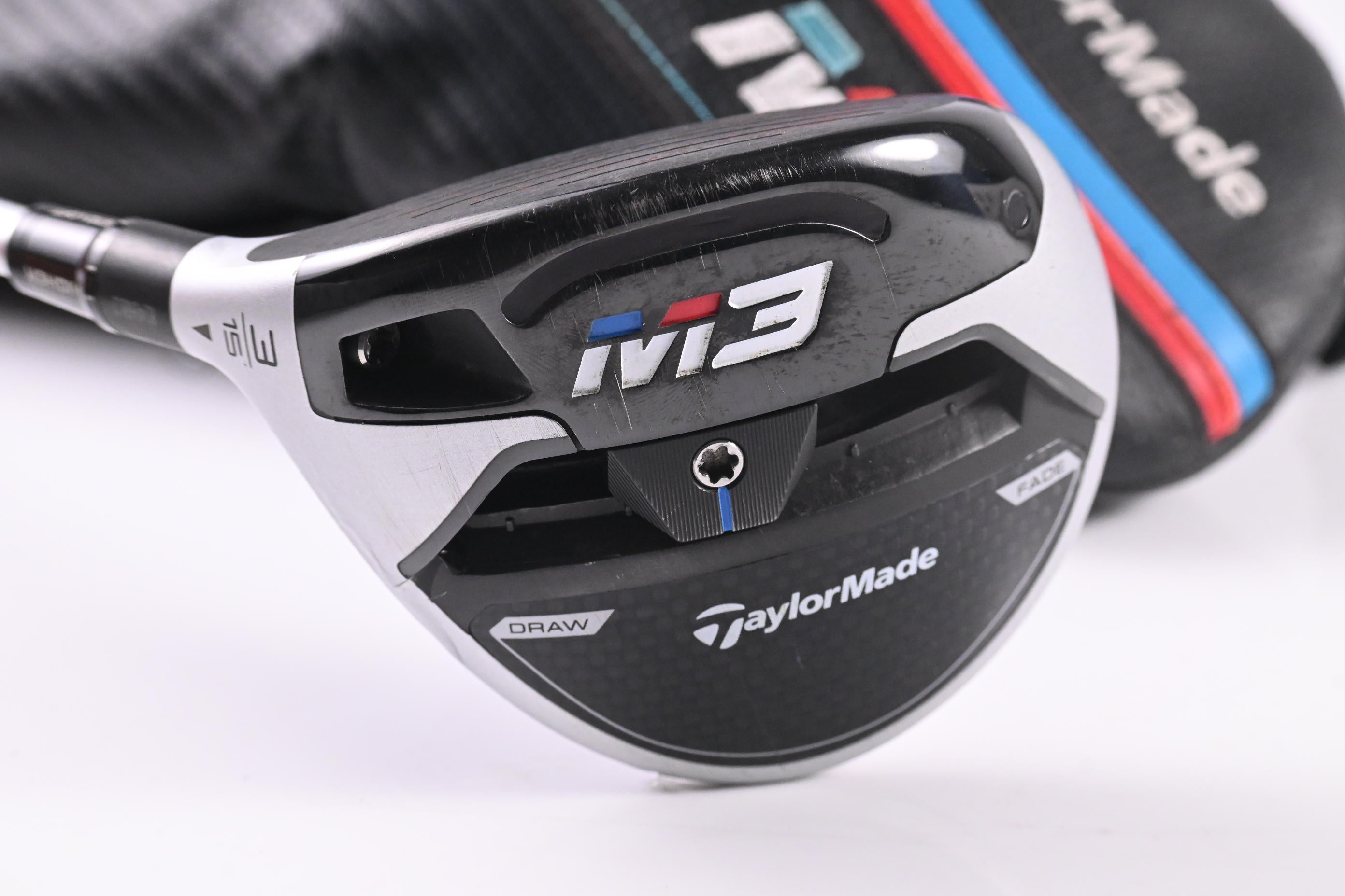 Left Hand Taylormade M3 #3 Wood / 15 Degree / Regular Flex Tensei CK Blue 65