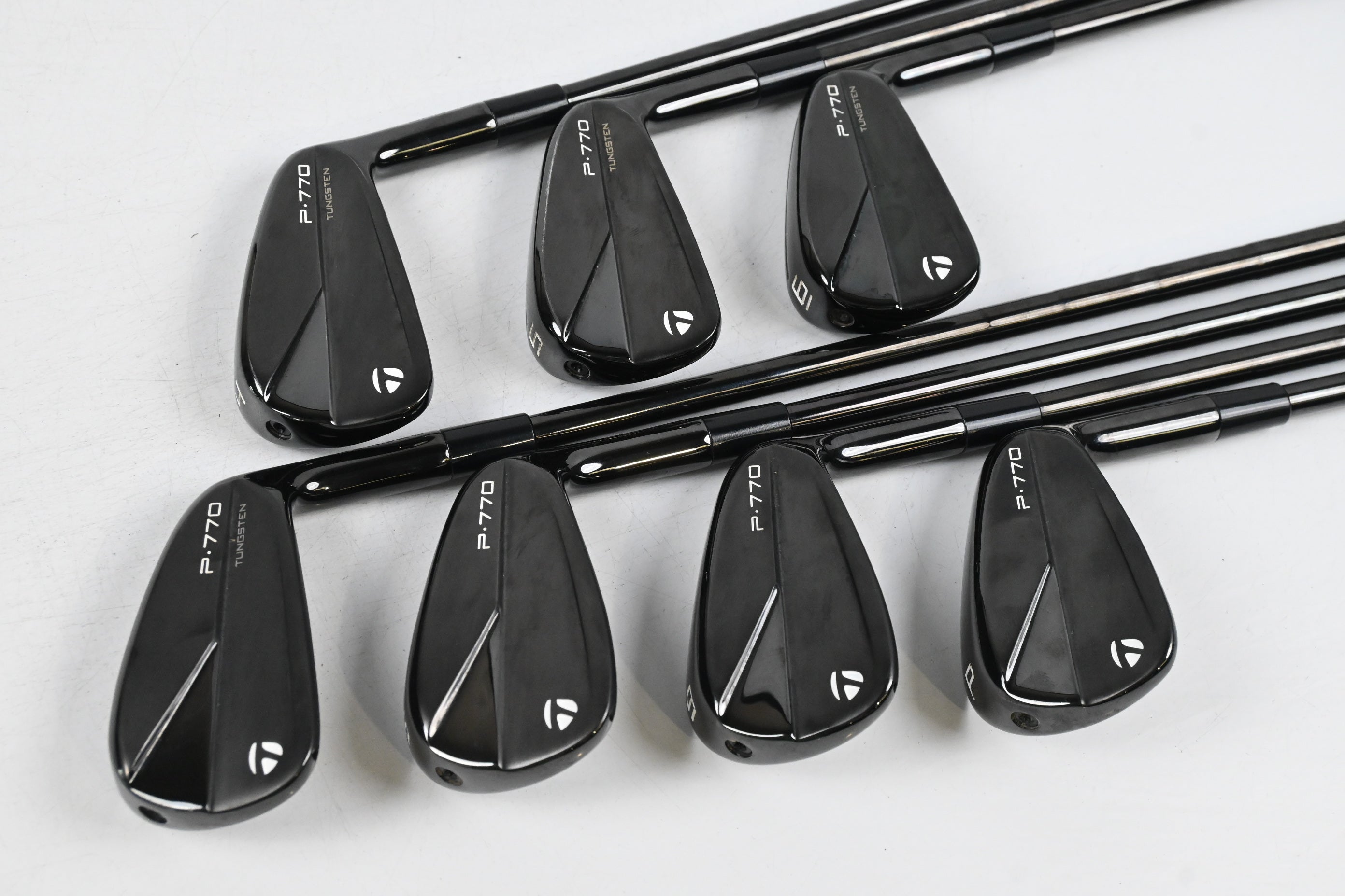 Taylormade P770 2023 Phantom Black Irons / 4-PW / Stiff Flex KBS Tour Shafts