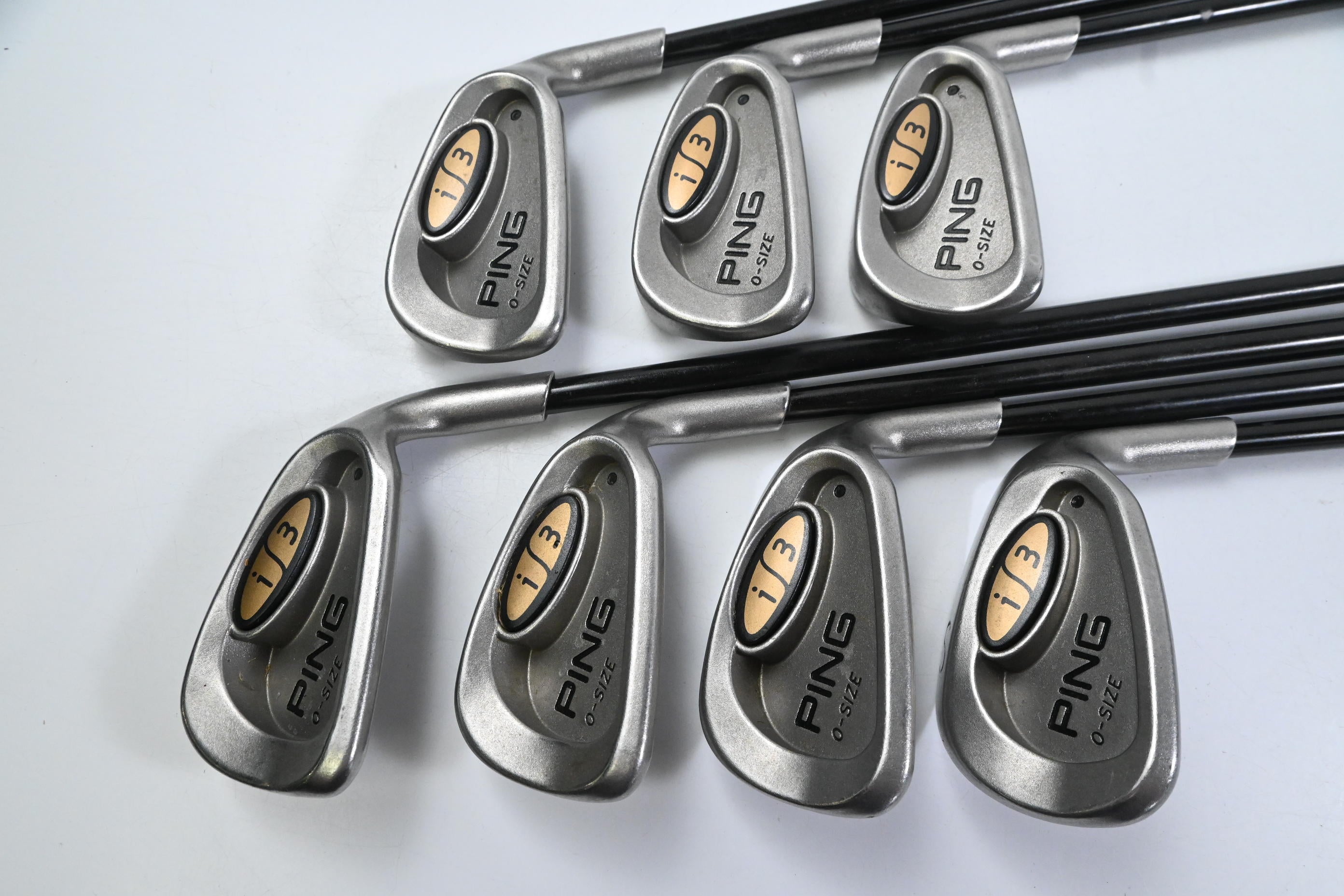 Ping i3 O-Size Irons / 5-PW+SW / Black Dot / Regular Flex Aldila 350 Series