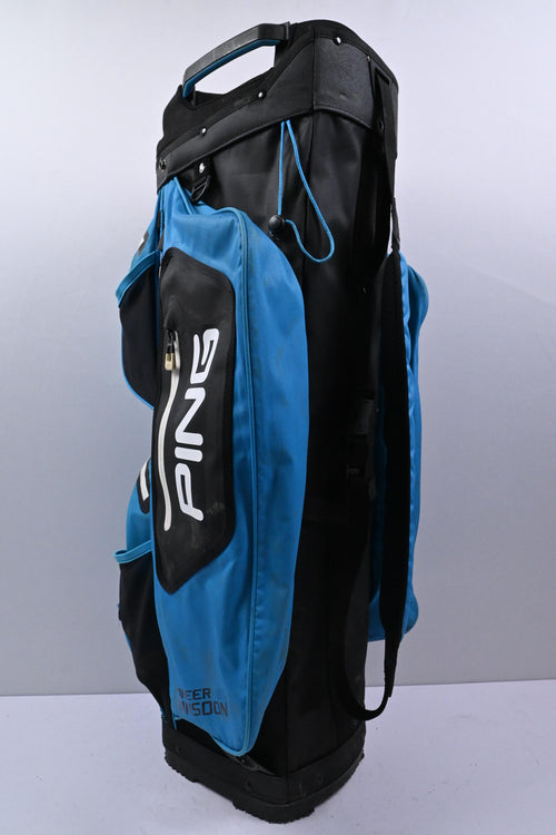 Ping Pioneer Monsoon Cart Bag / 15-Way Divider / Blue, Black & White