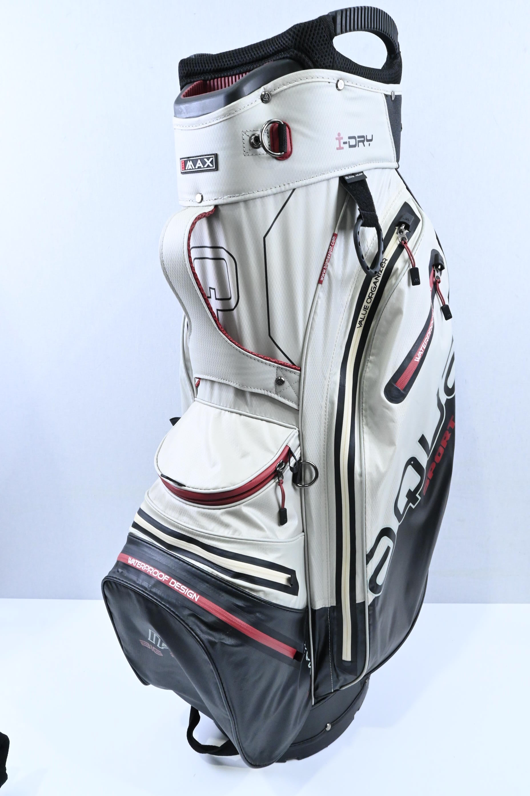 Big Max Aqua Sport Cart Bag / 15-Way / White, Black, Red