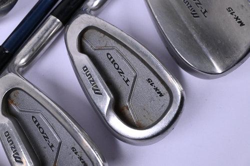 Mizuno MX-15 Irons / 5-PW+SW / Regular Flex Mizuno EXSAR Blue Shafts