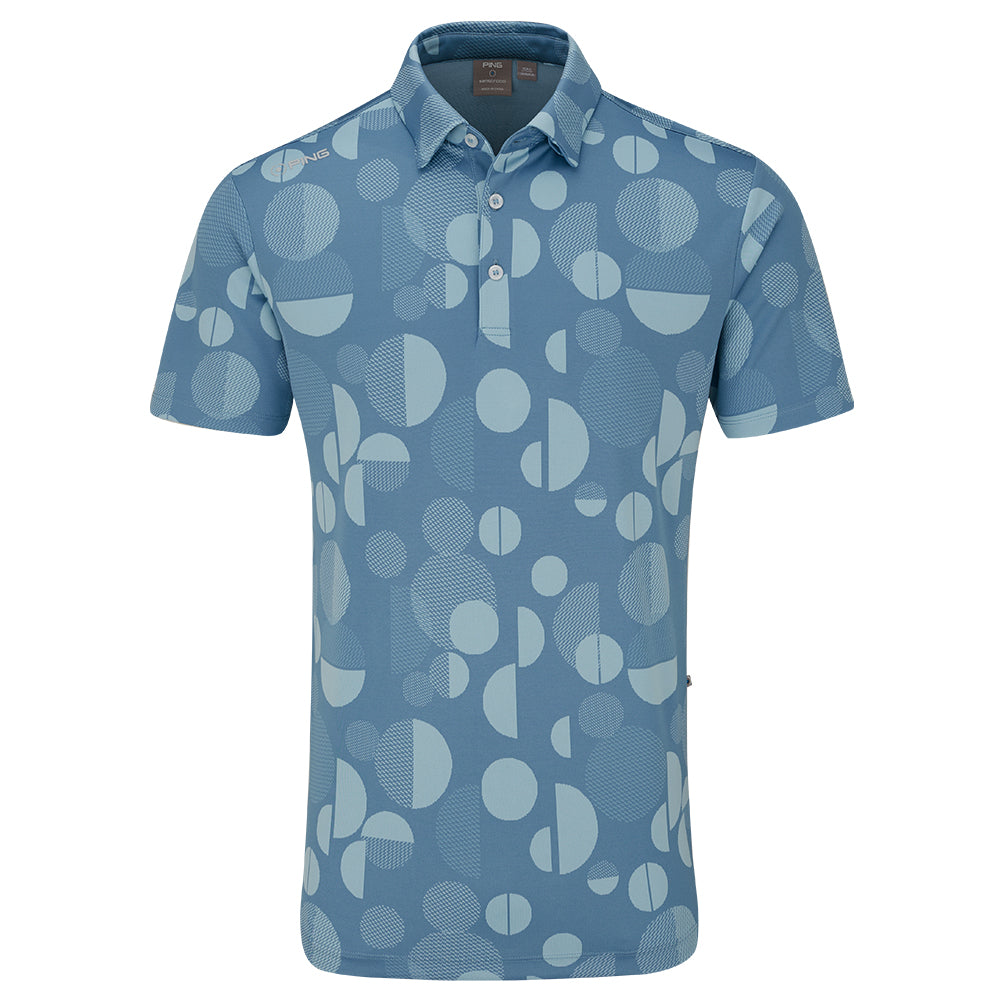 Ping Golf Jay Polo Shirt / Medium / Stone Blue