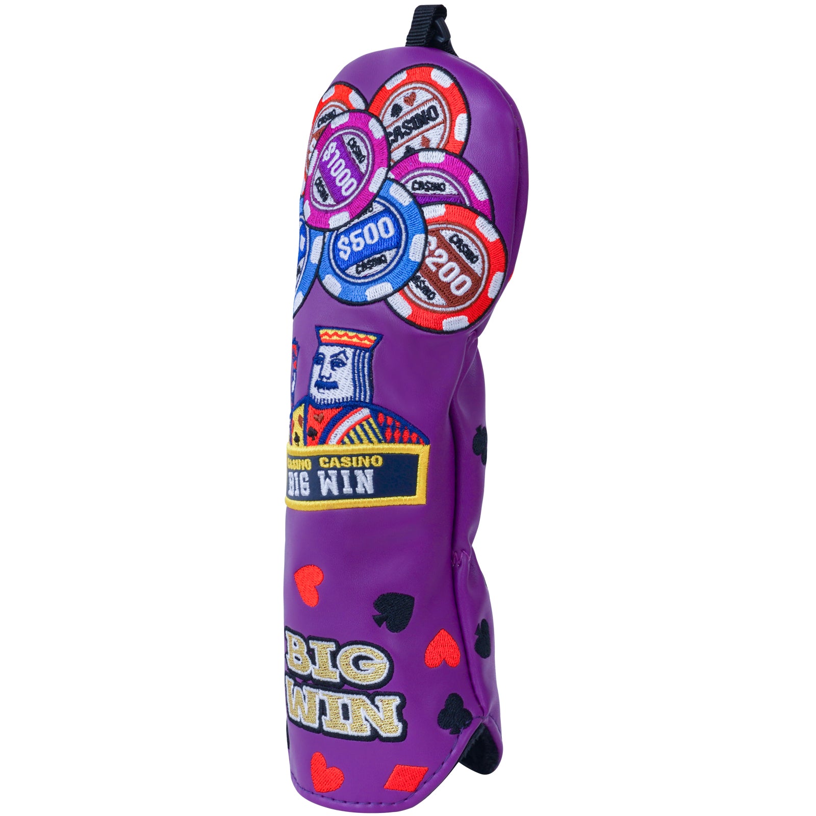 "Purple Poker BIGWIN" Hybrid Headcover