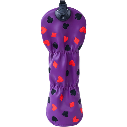 "Purple Poker BIGWIN" Hybrid Headcover