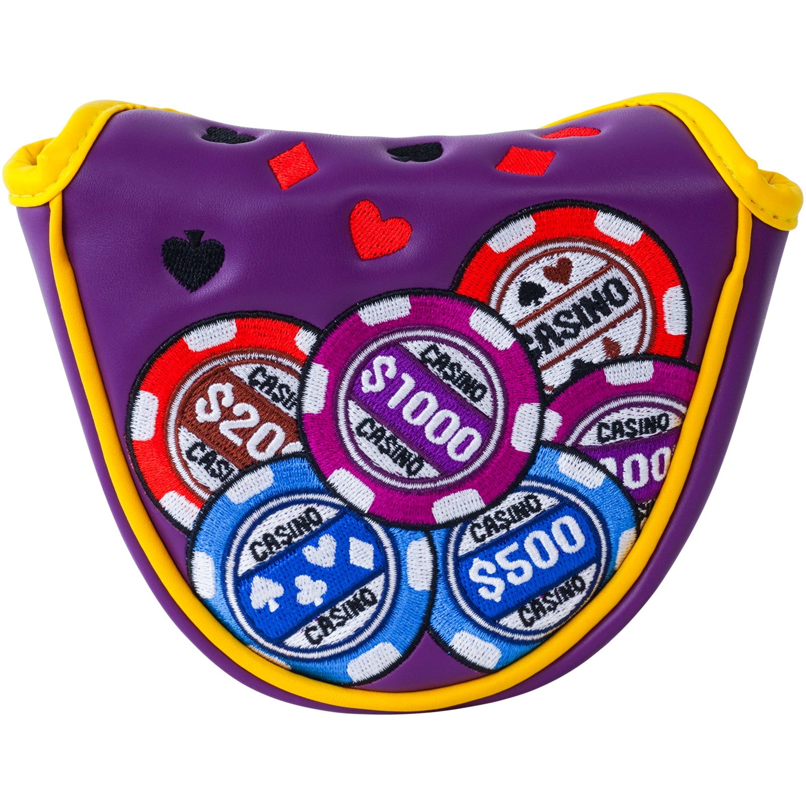 Purple Poker BIGWIN Mallet Headcover