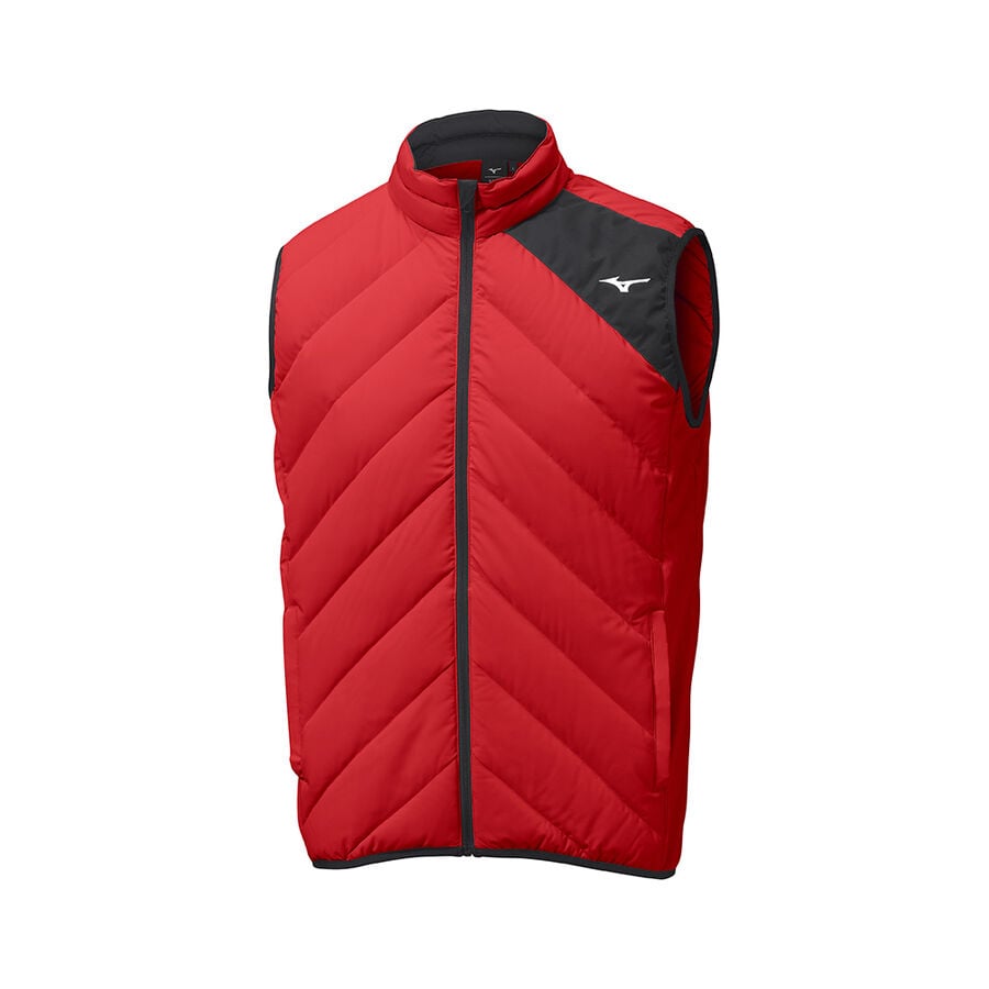 Mizuno Breath Thermo Move Down Gilet / Red