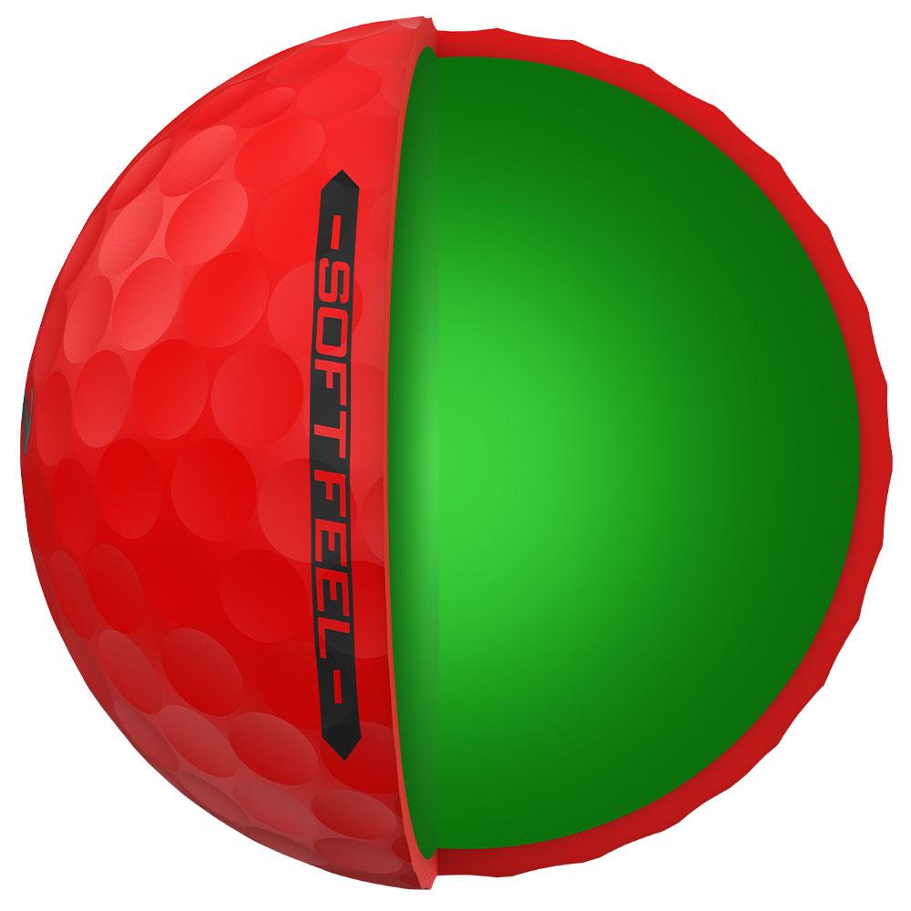 Srixon Soft Feel BRITE Balls (12)