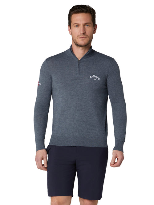 Callaway 1/4 Zip Merino Blend Sweater
