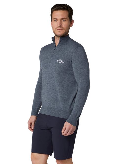 Callaway 1/4 Zip Merino Blend Sweater