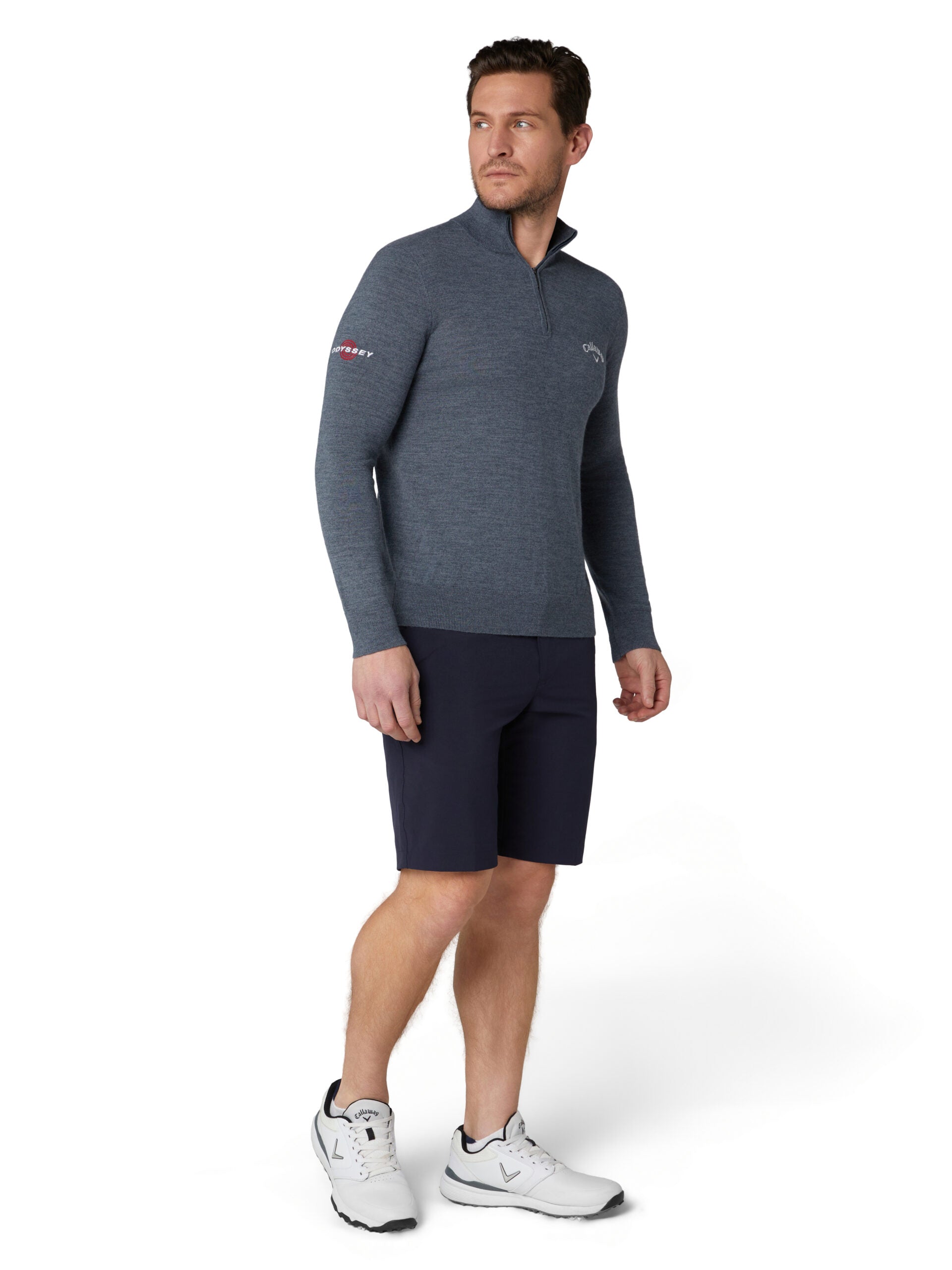 Callaway 1/4 Zip Merino Blend Sweater