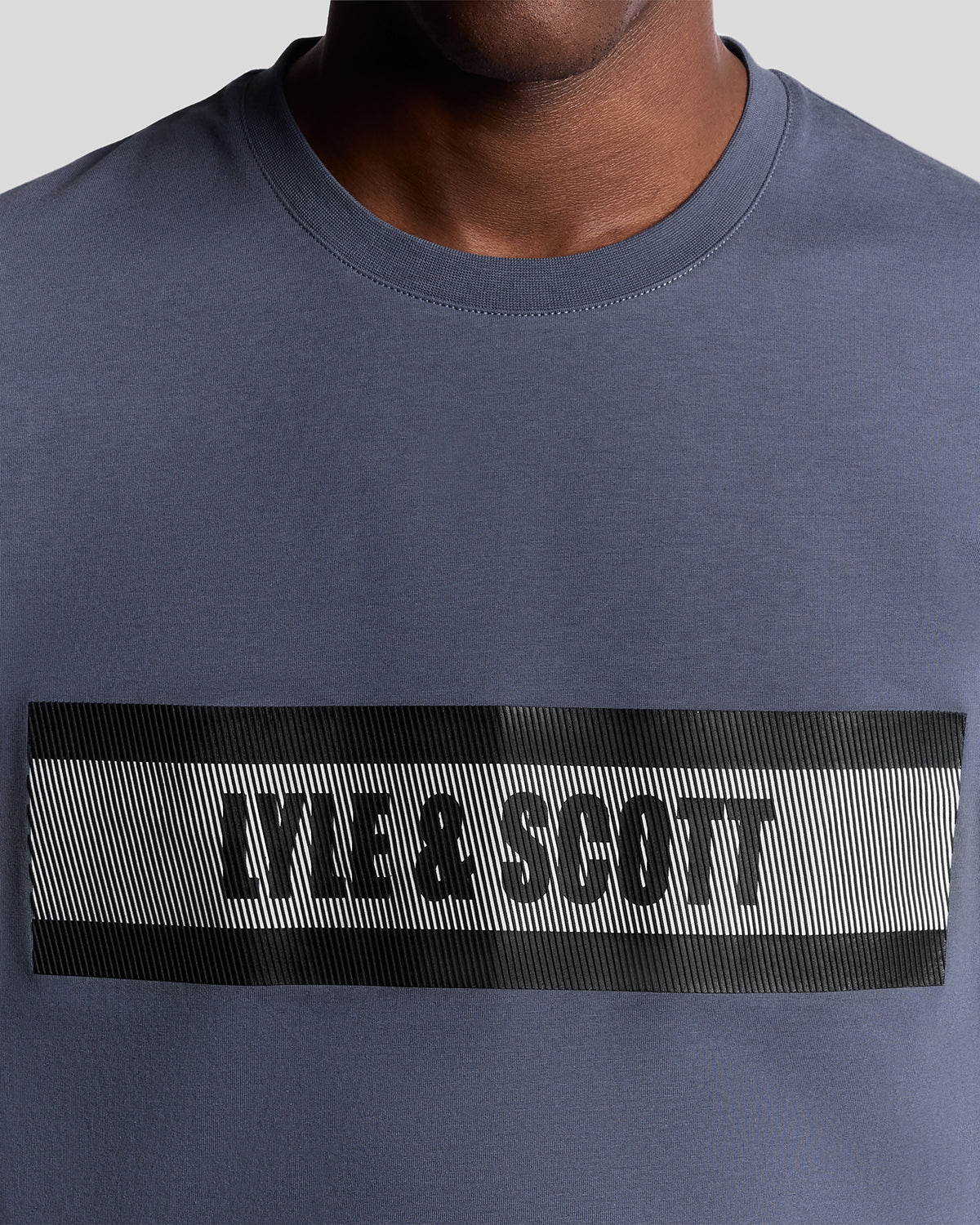 Lyle & Scott Stripe Logo Graphic T-Shirt