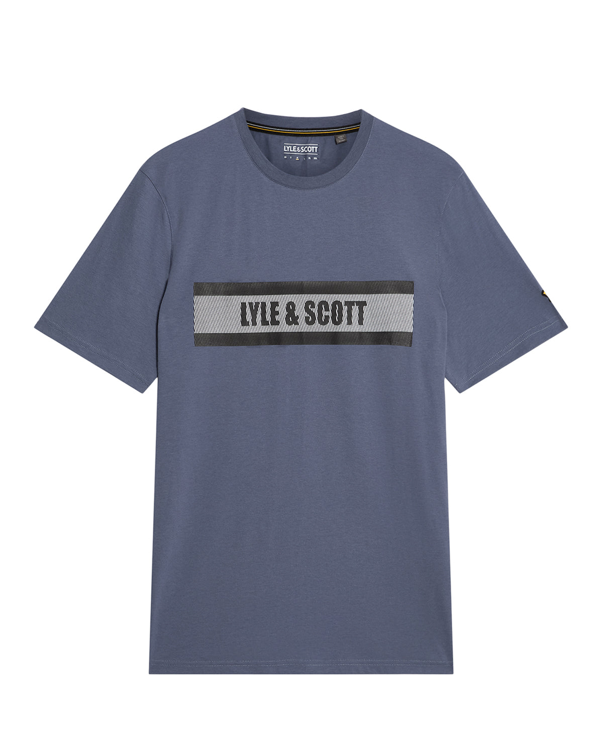 Lyle & Scott Stripe Logo Graphic T-Shirt