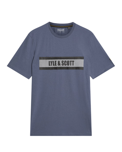 Lyle & Scott Stripe Logo Graphic T-Shirt