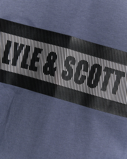 Lyle & Scott Stripe Logo Graphic T-Shirt