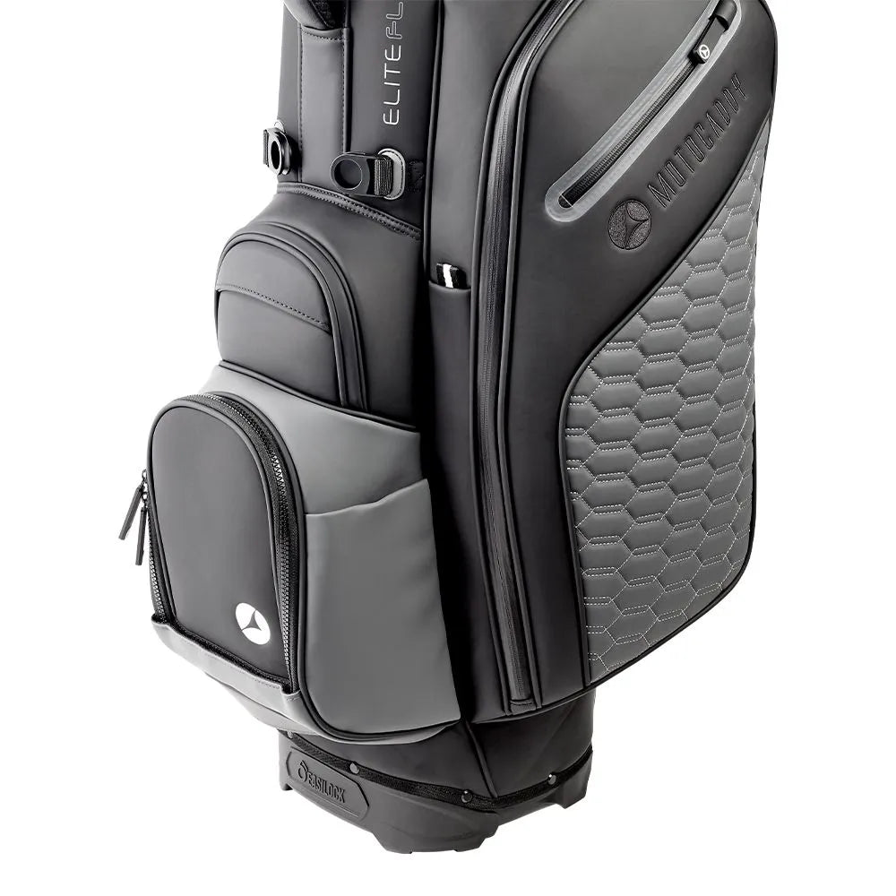 Motocaddy EliteFLEX Hybrid 2025 Stand Bag / 14-Way Divider / Black & Grey