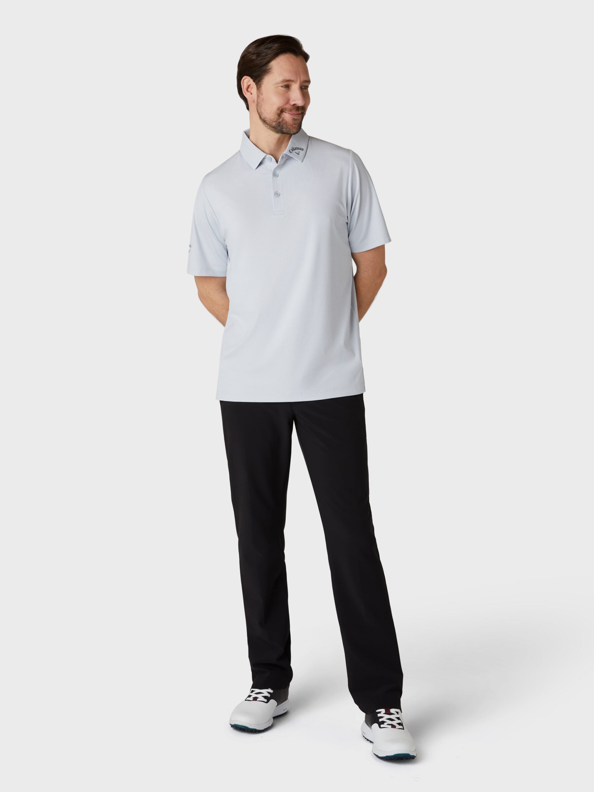 Callaway Ventilated Classic Jacquard Golf Polo