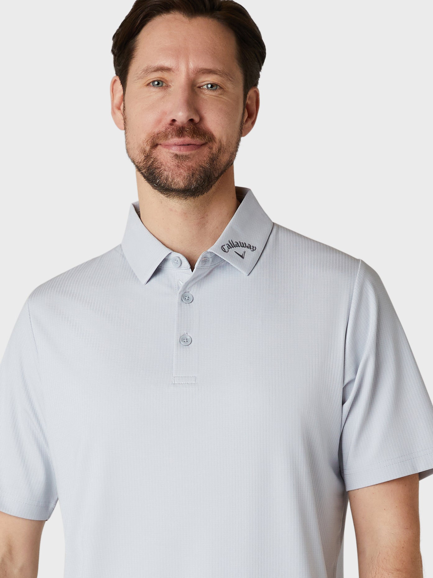 Callaway Ventilated Classic Jacquard Golf Polo